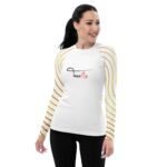 Invest in Quality, Invest in Yourself: Durable & Long-Lasting Women's Rash Guard (Image of the rash guard after many washes, still looking good)