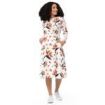 Customize Your Style: Add Your Own Label to This Blank Midi Dress