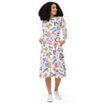 Level Up Your Wardrobe: The Comfy & Chic Long Sleeve Midi Dress