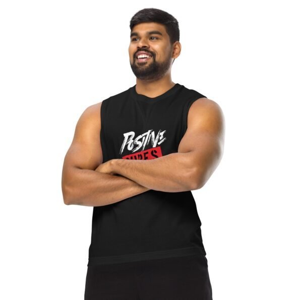 unisex muscle shirt black